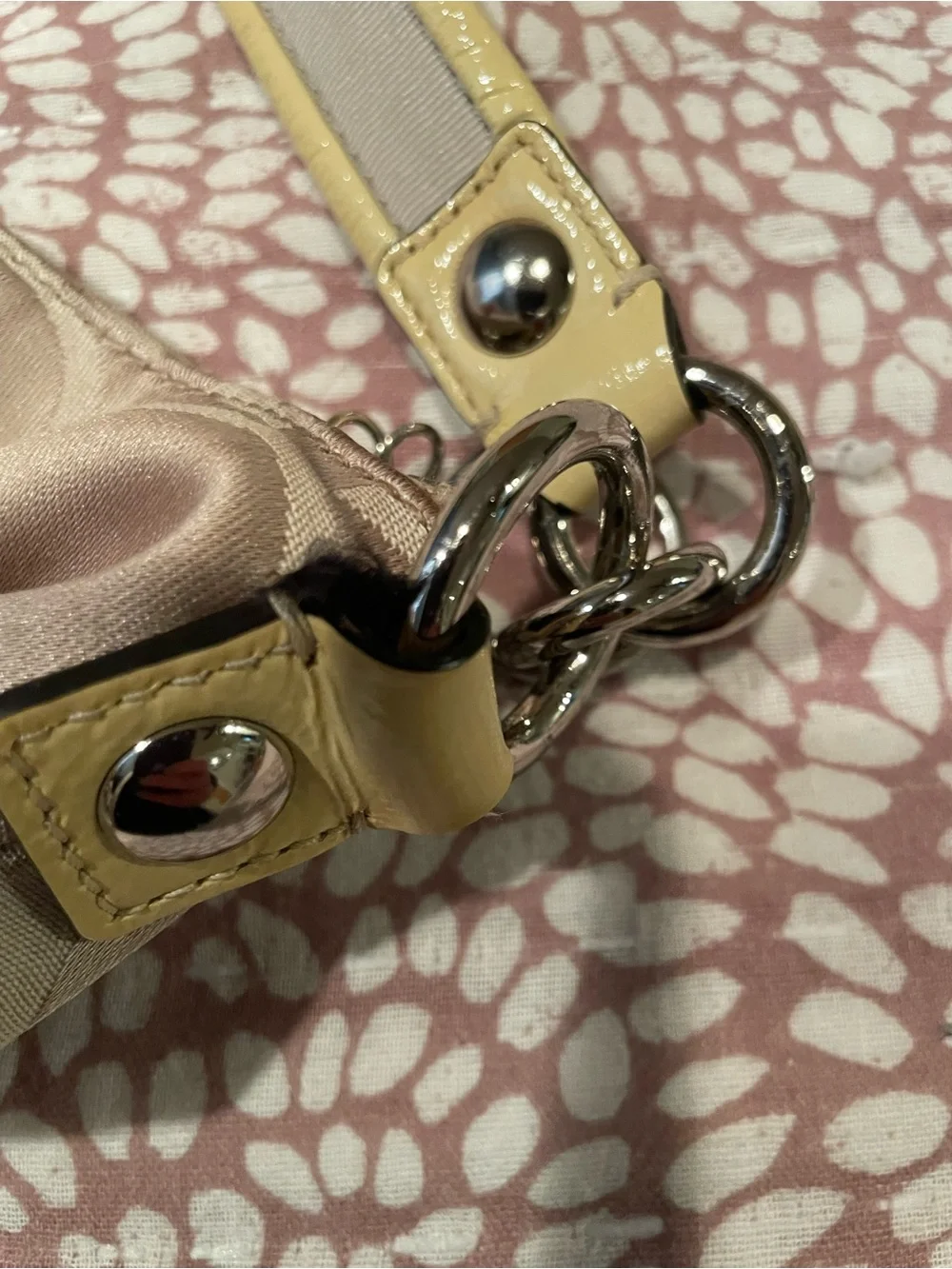 Coach Poppy Signature Double Pocket Hobo Bag - Picture 11 of 12